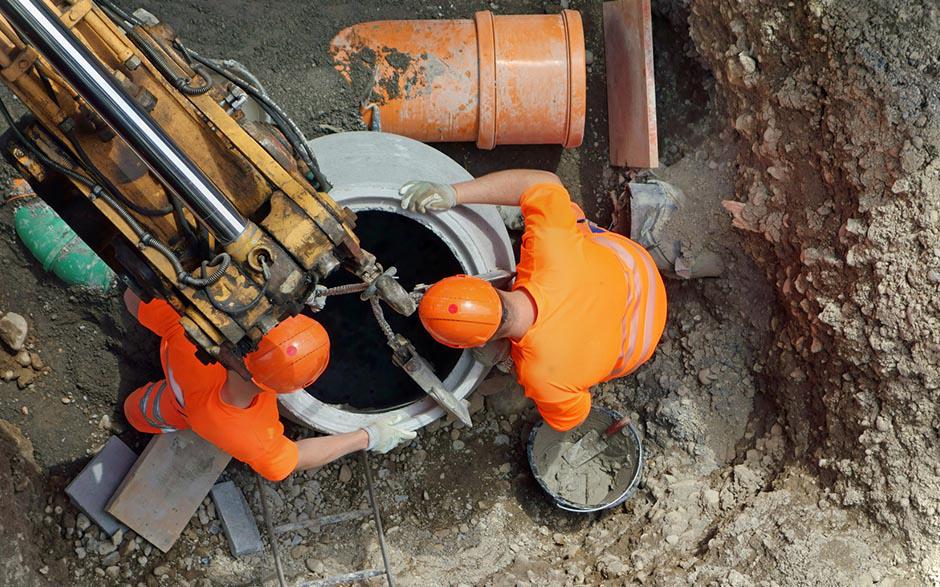 travaux assainissement prix Groslay